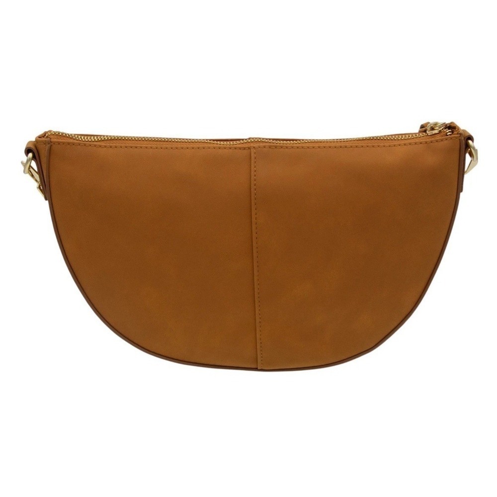 Universal Thread Slouched Half-Moon Shoulder Bag in Brown with Gold Chain Strap - Picture 3 of 11